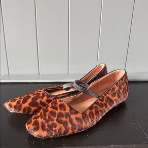 Madewell Ponyhair Leopard Print Women's Shoes